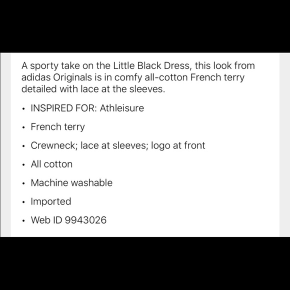 Adidas Lace Dress - Picture 2 of 4